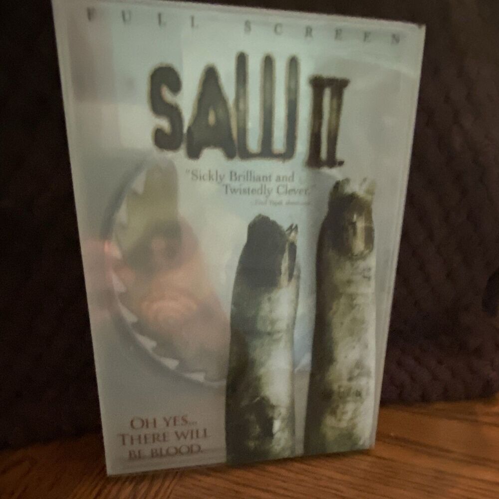 SAW II DVD FULL SCREEN MOVIE IN TALL/DVD CASE